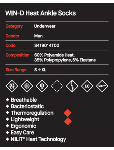 Носки WIN-D BREEZE LOW CUT SOCKS